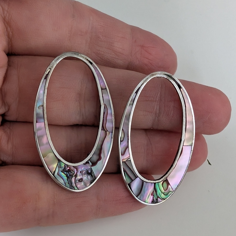 3x$30 - Vintage Mexican Alpaca Earrings